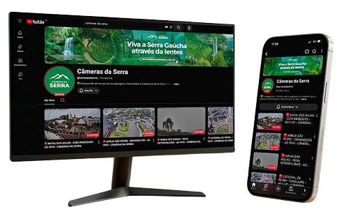 Canal no desktop e mobile